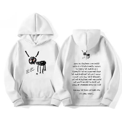 Худи с буквой Drake for All The Dogs Мужская Хип-Хоп Винтажные Пуловеры Толстовка Мода Ретро Оверсайз С Капюшоном Уличная Одежда