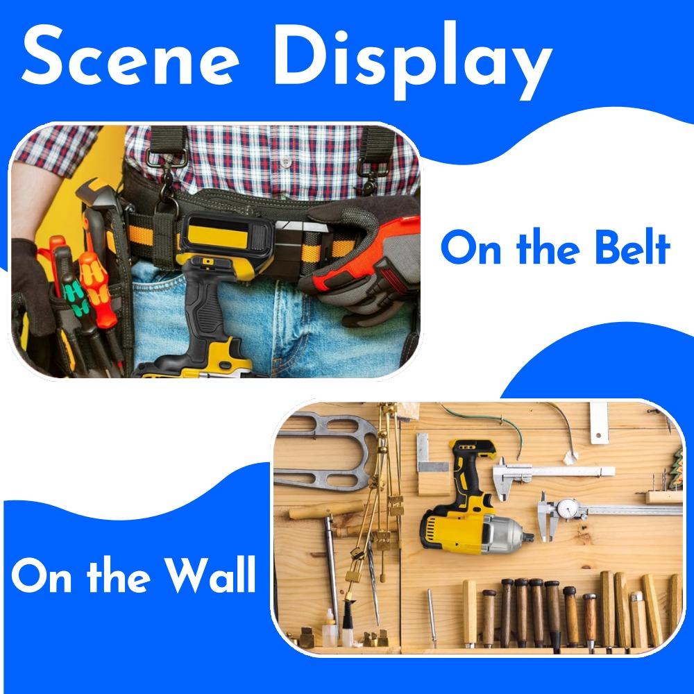 2-6PCS Electric Drill Belt Hook Cordless Drills Wrench Holder Clip Hooks Tool Fit for Dewalt/Makita/Milwaukee Impact Drills Tool