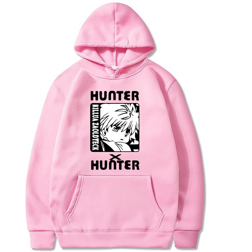 Японская анимация HUNTER Мужская толстовка Осенний свитшот Мужской Женский Модный дизайн Пуловер Мужские флисовые худи