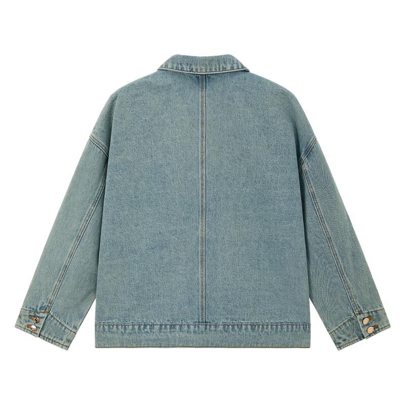 ELLE KIDS Girls' Structured Denim Jacket