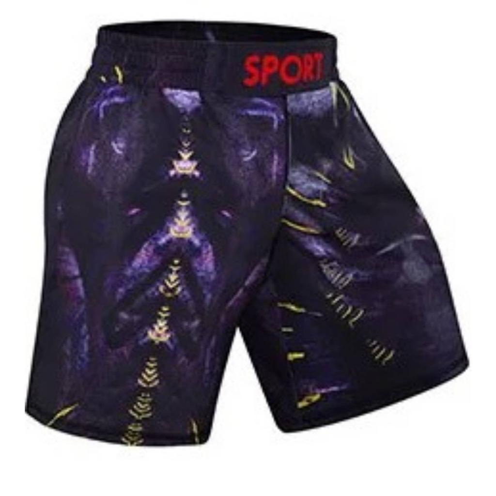 Шорты для ММА, мужские спортивные штаны для кикбоксинга, тайского бокса, полиэстера Godzilla