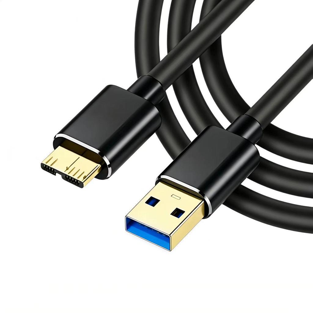 Кабель для внешнего жесткого диска USB 3.0 Micro-B, Высокоскоростная передача для дисков объемом 4 ТБ