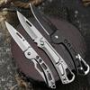Stainless Steel Pocket Fruit Knife Folding Small Knives with Non-slip Handle Sharp Blade Outdoor Camping Knives for Kitchen Tool