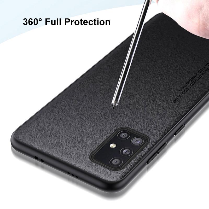 Роскошный чехол из искусственной кожи для Samsung Galaxy M51, задняя крышка, силиконовый противоударный защитный чехол для телефона для Samsung M51 SamsungM51