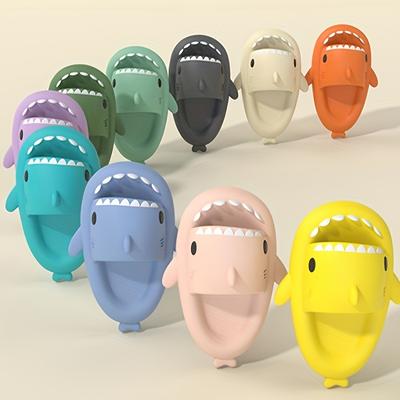 Тапочки Shark, летние, для дома и улицы, для ванной, для купания, на толстой подошве, износостойкие, для пар, сандалии и тапочки