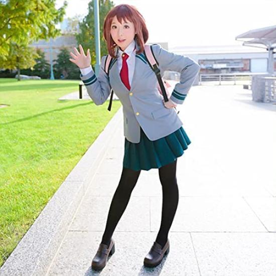 My Hero Academia Cosplay Hero Academia Costume Uraraka Ochako Yaoyorozu Momo Frogbuki Tsuyu Yuei High School Girls Uniform My Hero Academia Style