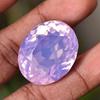 Lab-Created Pink Opal Loose Gemstone 27x22mm Oval Cut Brazilian October Birthday Birthstone