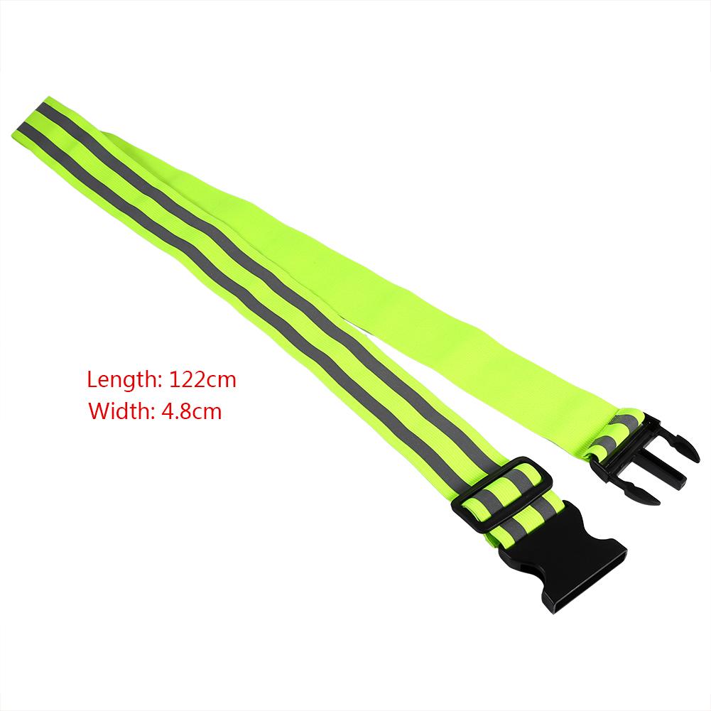 Резинка ремня безопасности отражательной шестерни высокой видимости регулируемая для спорта на открытом воздухе