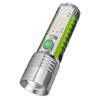 Led Mini Flashlight 3800lm Built-in 1800mah Lithium Battery Multifunctional Super Bright Working