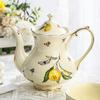 Vintage Coffee Cup Kettle Ceramic Mug Afternoon Tea Set Water Cup Household Coffee Cups Beauty Coffee Mug Lemon Teapot Teacup