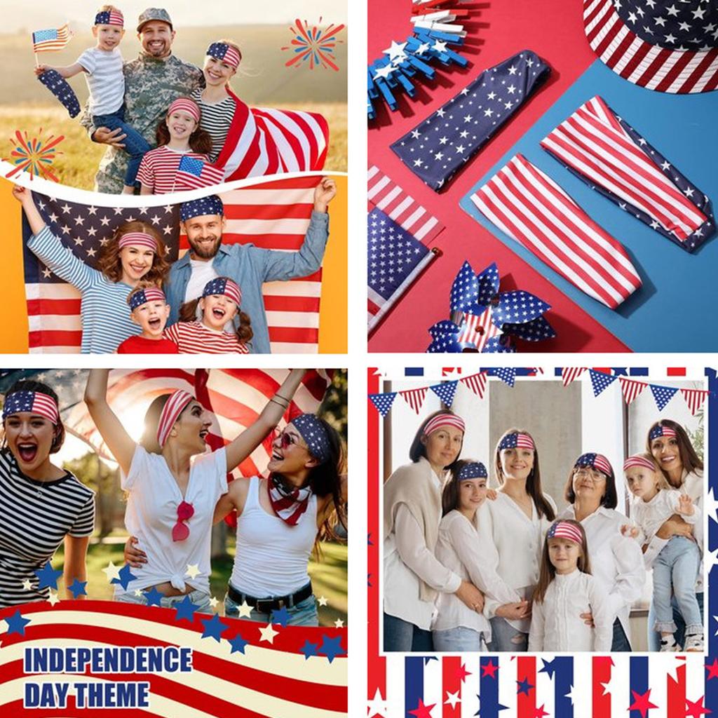 Стильная повязка на голову для мужчин, женщин и детей, модный и удобный головной аксессуар, флаги, напульсники, универсальный