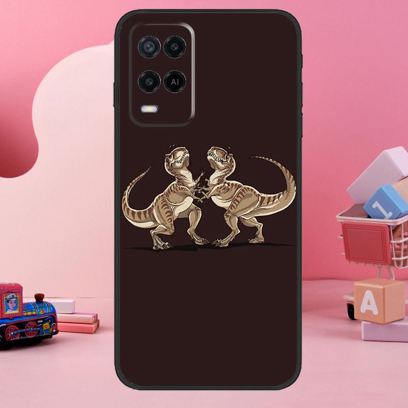 Dragon Dinosaurs Case For Oppo A18 A38 A58 A78 A98 A74 A54 A94 A80 A60 A40 A96 A76 A16 A15 A17 A57 A77 A5 Pro