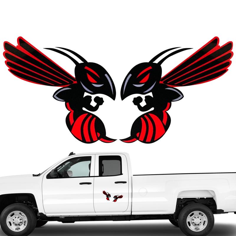 Смешные наклейки с царапинами на автомобилях, наклейки с изображением осы, пчелы, наклейки для стекла, автомобильные принадлежности для бампера, фар, окон, автомобильные аксессуары