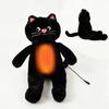 Греющая подставка для кошек Плюшевая электрическая грелка с USB-питанием Набитое животное 5 уровней нагрева 5 таймеров Мягкая теплая плюшевая подушка Подарок для женщин
