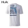 HUK Men's Short-Sleeve Breathable Quick-Dry Sun Protection Fishing Suit, Taiwan Fishing, Sea Fishing, Boat Fishing, Fishing Clothing