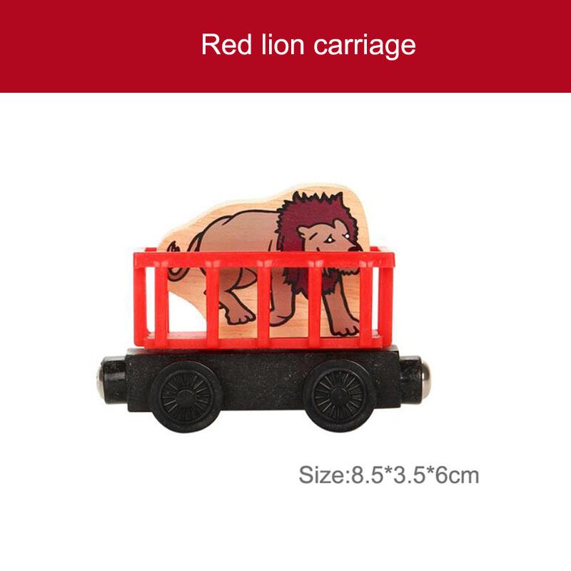 Деревянный магнитный поезд игрушечный локомотив деревянная железнодорожная машина аксессуары игрушки для детей подарки Fit Wood Biro Thomas Tracks