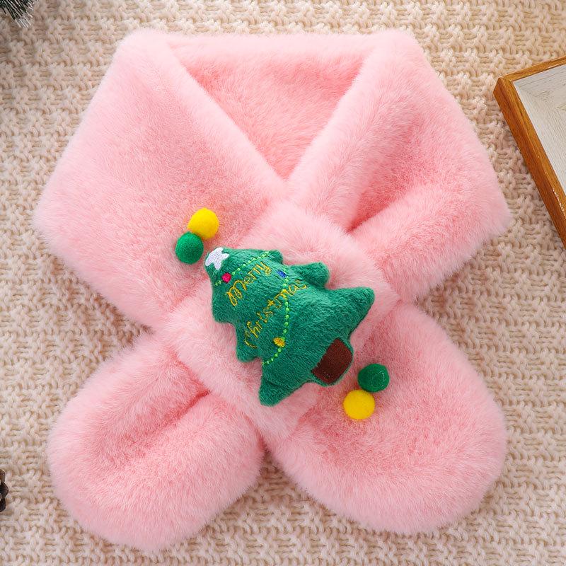 Kids' Cute Cartoon Korean Style Winter Neck Warmer Scarf – Cozy for Boys and Girls