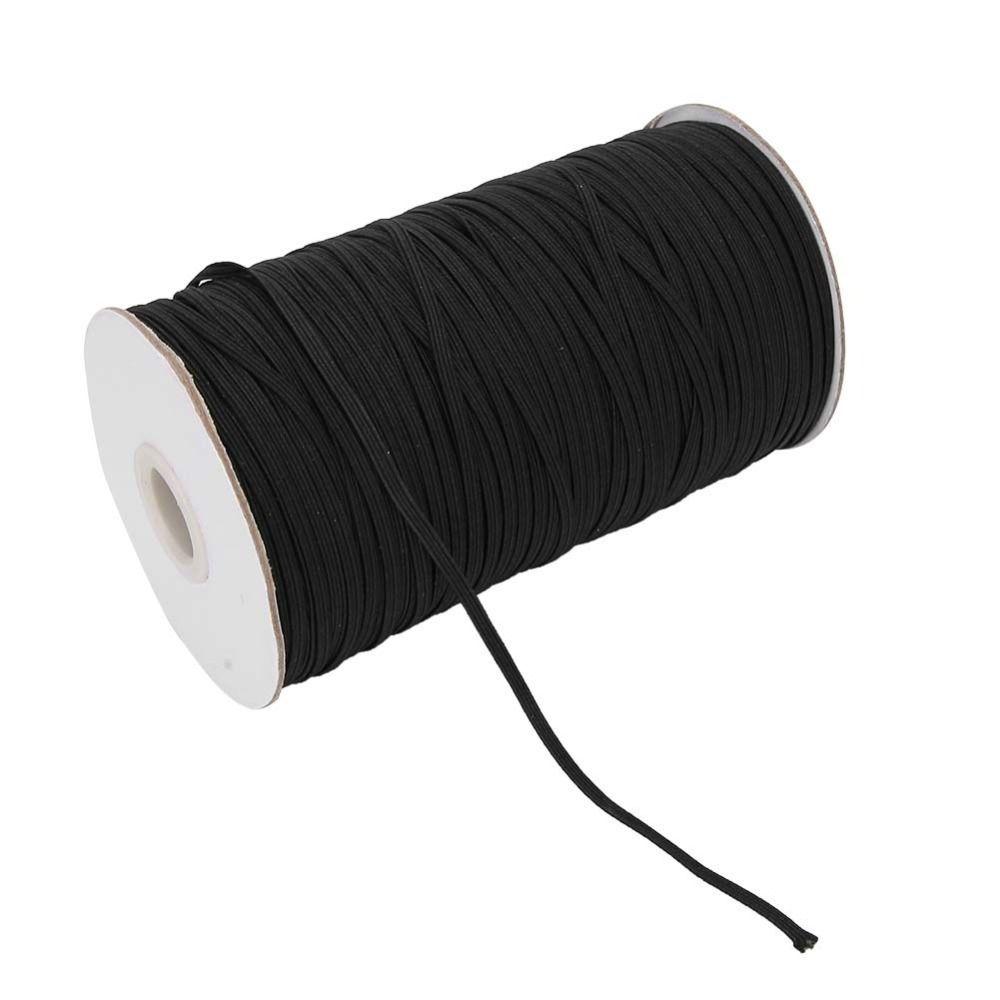 1pcs 1/8 Inch Width Flat Elastic Band Heavy Stretch Knit Elastic Ribbon  For DIY Crafts