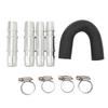 Heater Hose Connector Kit Assembly Engine Heater Core Bypass Kit 5/8" 3/4" Hose Fitting Aluminum Universal Fits Most Common Heater Hoses
