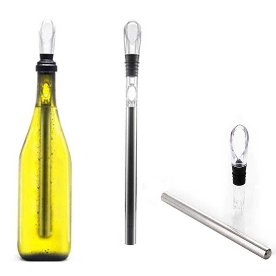 Stainless Steel Quick-Freeze Wine and Beverage Cooling Stick Pourer