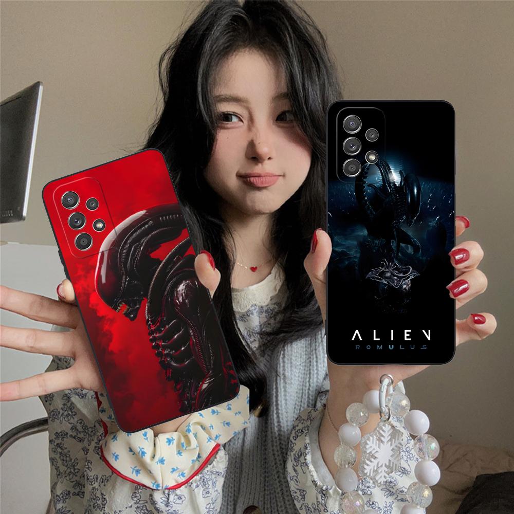 Чехол для мобильного телефона Alien Romulus для Samsung Galaxy M55 54 42 35 34 33 32 23 22 15 14 13 12 F55 5G Цветная крышка Роскошный