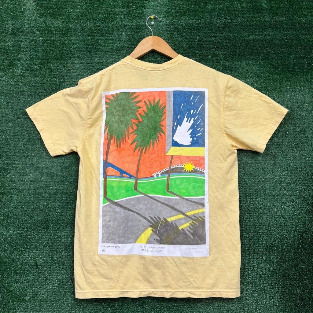 Khruangbin Clearwater Florida Tour Poster Rock Band T-shirt Size Medium