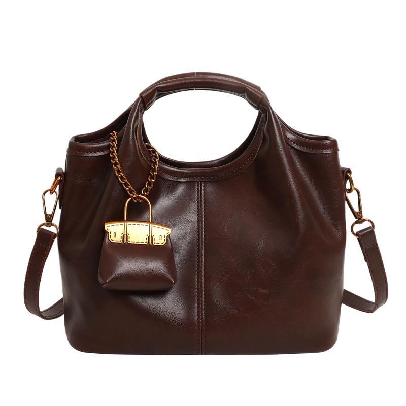 Сумка-мешок Niche Retro, женская, сезонная, повседневная, сумка-мессенджер для поездок на работу, модная и простая сумка-ведро