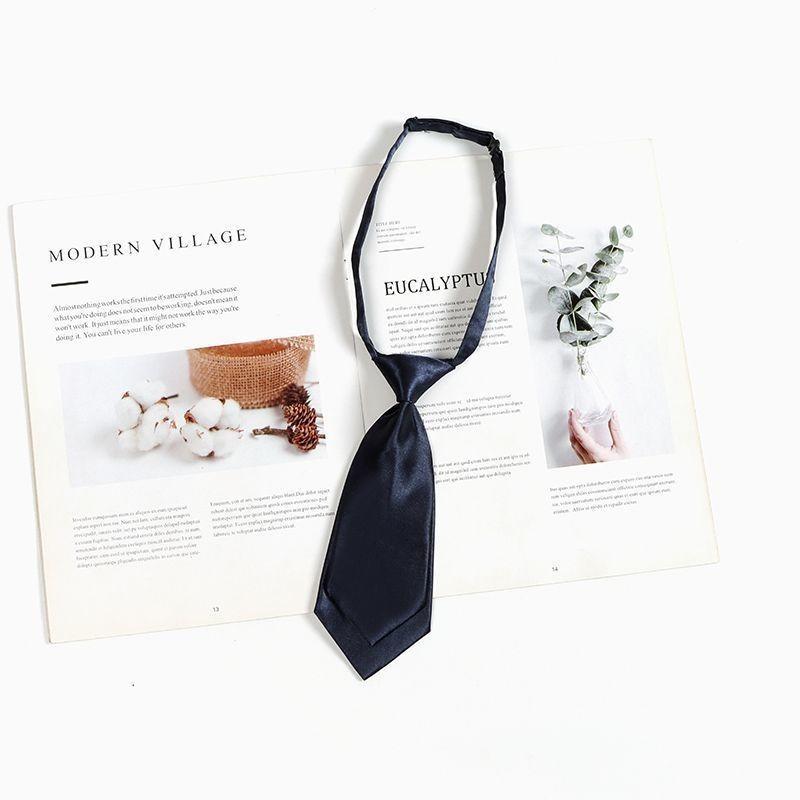 Детский галстук с полосатым узором для школьной формы и повседневной носки