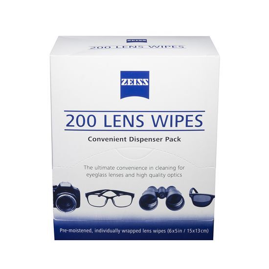 200 листов салфеток для чистки линз ZEISS