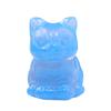Cat Statue Adorable Mini Size Appearance Rich Color Lucky Cat Figurine Desktop Ornament