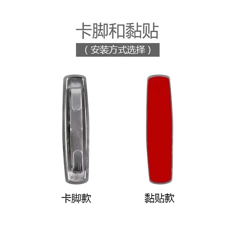 CRE1 Car Seat Emblem Badge Headrest Console Interior Decoration Sticker For Mercedes-Benz AMG W203 W204 W205 W210 Interior Mouldings