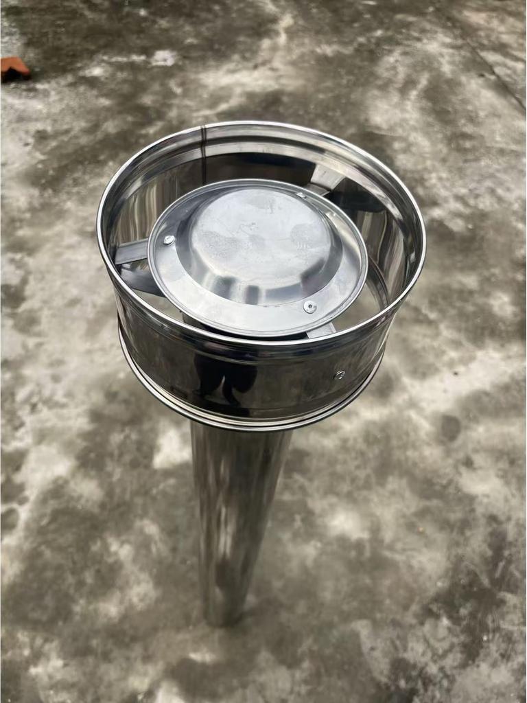 Windproof Stainless Steel Chimney Rain Cap for Wood Stove Exhaust
