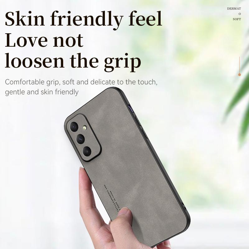 For Samsung Galaxy A35 A 35 5G Case Soft Silicone Edge Hard Back Cover PU Leather Phone Case