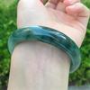 Mid Autumn Festival Ice Seed Myanmar Jade Bracelet Women's Jade Bracelet Spring Colorful Green Youth Light Girl Jade