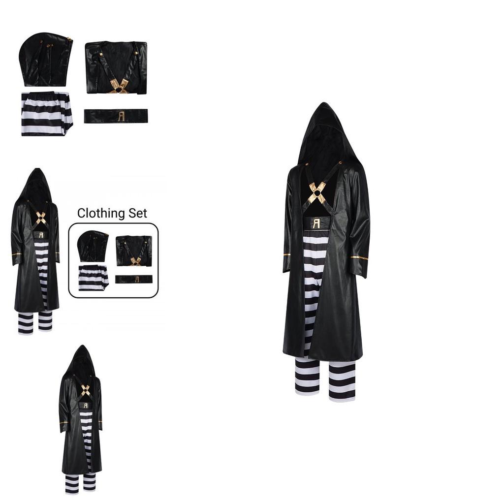 Невероятные приключения ДжоДжо Золотой ветер Косплей костюм Ристу Неро Наряд аниме-персонажа