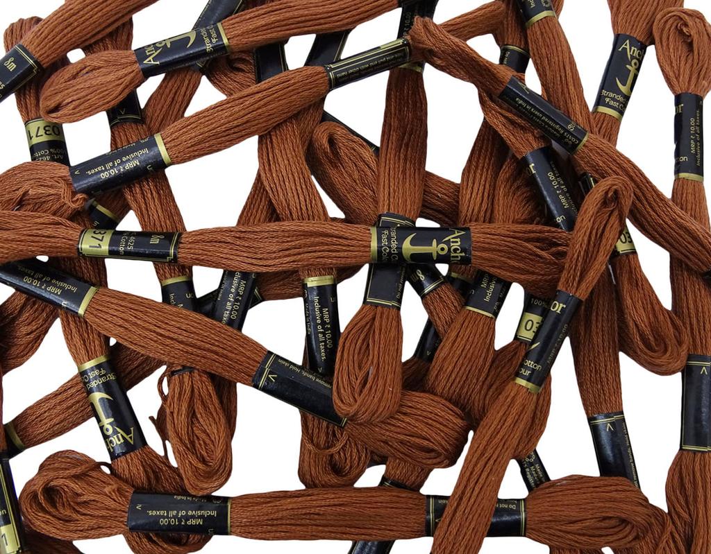 IBA Indianbeautifulart Твердые ручные стежки Швейные мотки Многожильные хлопчатобумажные нитки для вышивания