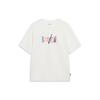 BadFive Series Letter Print Crew Neck Short Sleeve T-Shirt Men Tops Milk-White AHST283-5