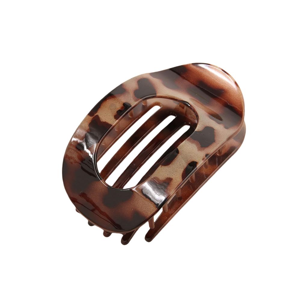 Плоская заколка для волос, овальный коготь, зажим для женщин и девочек, французские заколки сильной фиксации для густых тонких волос, удобные изогнутые конструкции