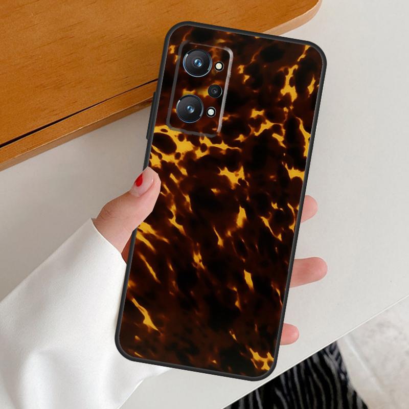 Рисунок "Черепаховый панцирь" Для Realme 15 Pro GT7 GT6 10 11 12 13 14 Pro Plus C67 C63 C61 C55 C51 C53 C35 C75 C65 Чехол