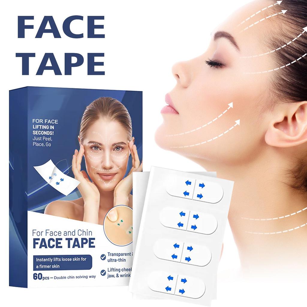 Подтягивающий пластырь для лица Подтягивает обвисшую кожу лица, подтягивает носогубные складки, тонкие линии, подтягивающий пластырь для лица против морщин