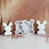 Силиконовая форма для рождественских лосей, идеально подходящая для изготовления свечей из смолы, отличается высокой гибкостью и является прекрасным украшением для ваших художественных проектов своими руками.