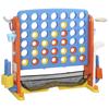 4-in-1 Game Set, Connect Four, Height-Adjustable, Net Bag, Plastic, Colorful
