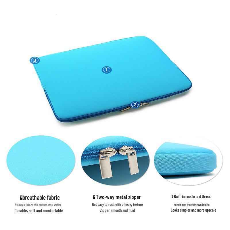 Neoprene Laptop Sleeve for 13, 14, 15.6 Inch Laptops & iPads