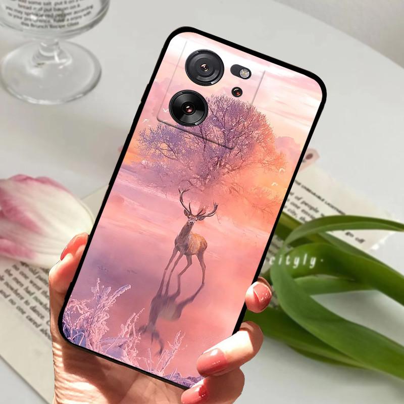 Чехол для Redmi K60 Ultra K 60 Pro, роскошный, с милыми животными, из мягкого силикона TPU, задняя крышка телефона для Redmi K60E, противоударный бампер, Capa