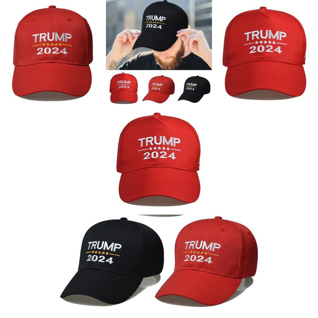Cap Trump 2024 American Flag Baseball Pop Embroidery Presidential