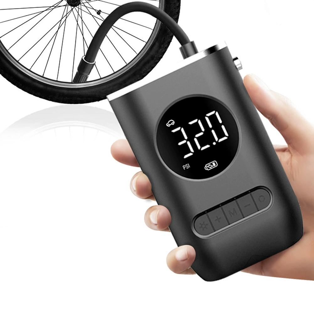 2025 Беспроводной насос для накачивания шин Портативный воздушный насос 150 фунтов на кв. дюйм и воздушный компрессор 6000 мАч A2O1