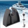 Boat Pole Light Storage Clips Black Pole Light Storage Clamp Clamp For Hook Deck Dock Wall Flashlight Yacht Ship Organization