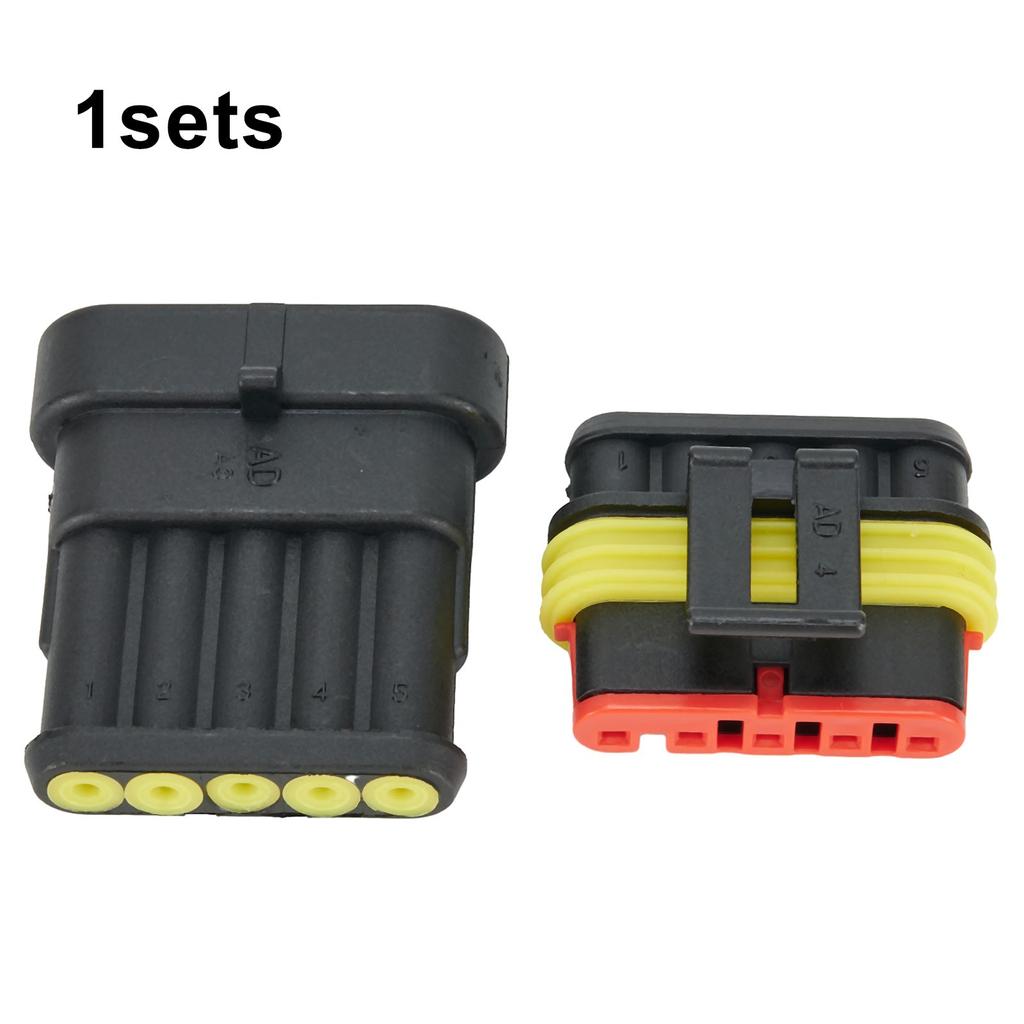 Plug Connectors 1/2/3/4/5/6 Pin 12A 600V Car Boat Kit