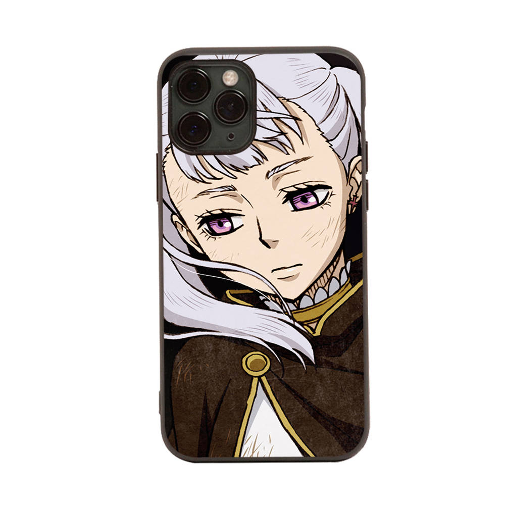 Чехол WD2 Black Clover Black Sofe для iPhone 16 15 Plus 14 13 Pro 8 SE XR XS Max P30 Nova 5T Y5P Y6 Y7 Y8P Y9 Realme C30 C33 C31 VIVO Y36 V27