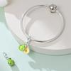 Copper Fashion Holiday Beach Watermelon Green Pear Charms Beads For 3Mm Bracelet Diy Fine Jewelry Gift Making